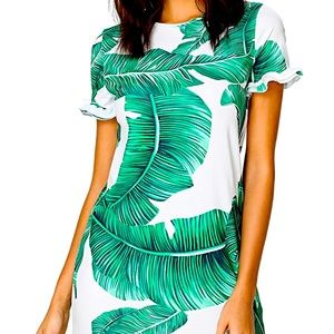 Palm Tree Dress Size Medium